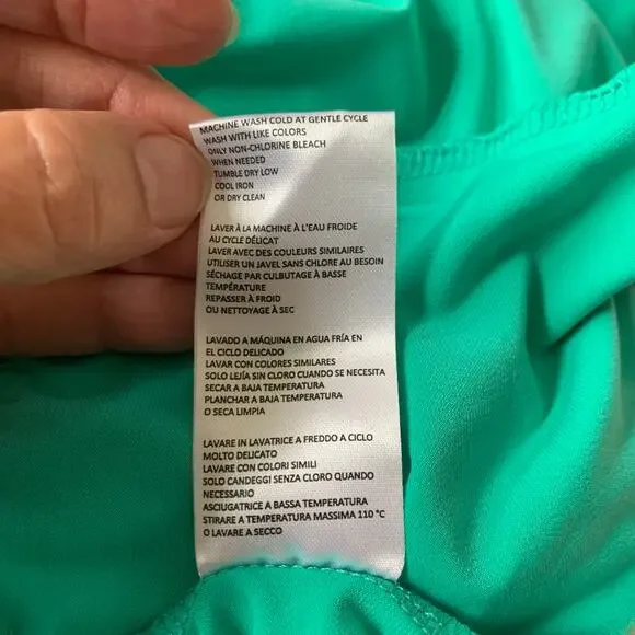 Christian Siriano C Wonder sleeveless jumpsuit V neck side pockets wide leg M - Picture 9 of 10